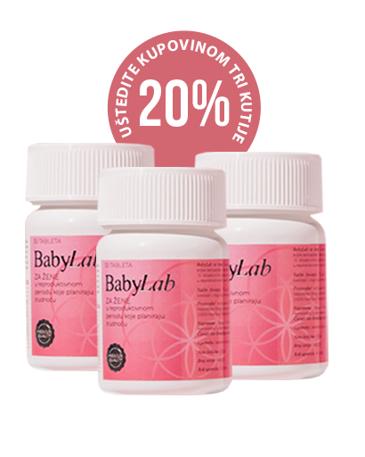 BabyLab za žene, 3 pakovanja, 90 tableta